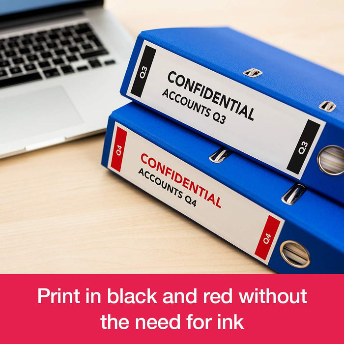 Brother QL-800 Label Printer, Address Labeller, PC Connected, Desktop, Red & Black Printing