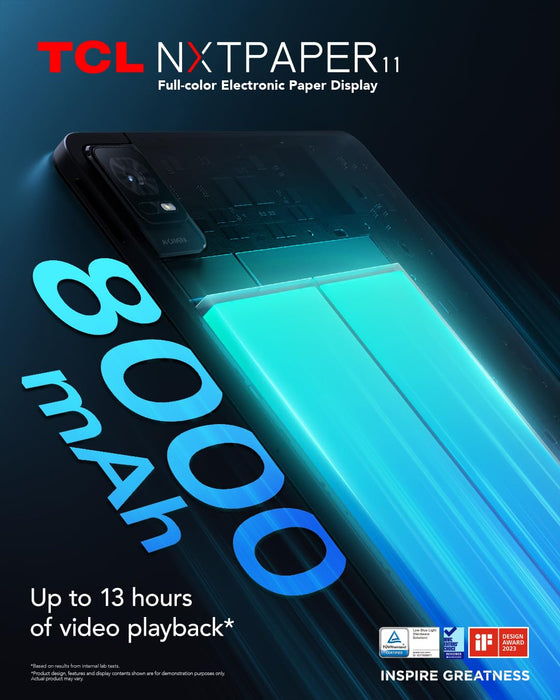 TCL NXTPAPER 11 Dark Gray 4Go/128Go