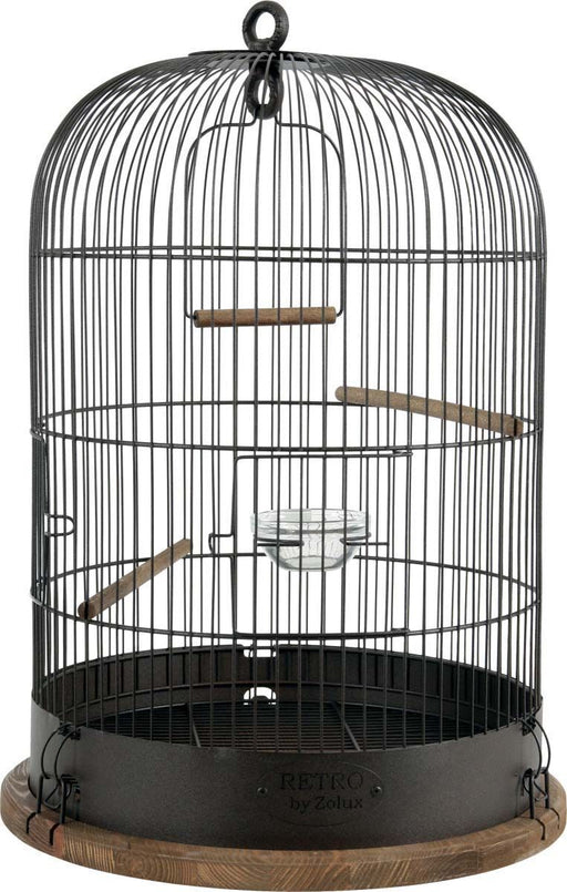 Zolux Retro Lisette bird cage black    black one size