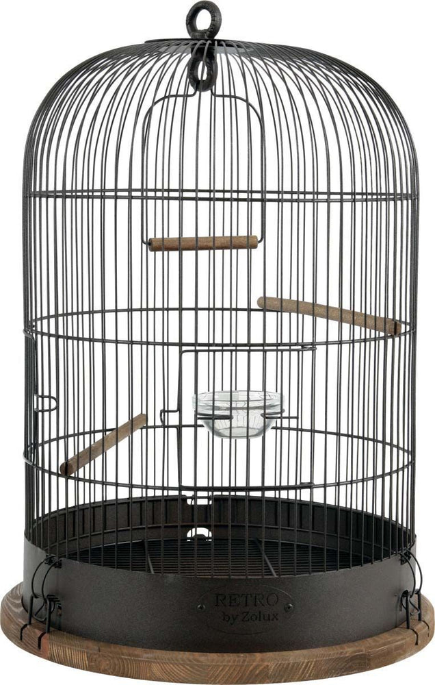 Zolux Retro Lisette bird cage black    black one size