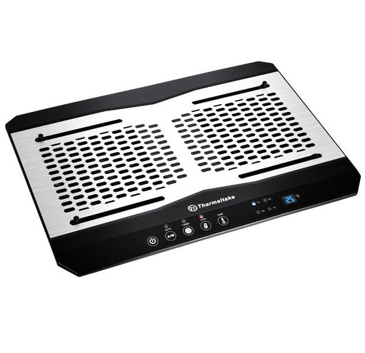 Thermaltake CL-N002-PL12BL-A Notebook-K�hlpad 1300 UMIN aluminum - black (CL-N002-PL12BL-A)