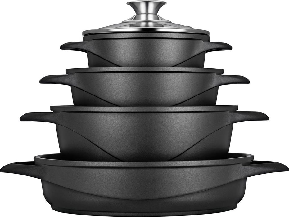 SMILE MGK-17 Soup pot black aluminum
