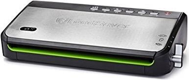 Foodsaver FFS005X vacuumer 0.5 Mbar black. Stainless steel (FFS005X)