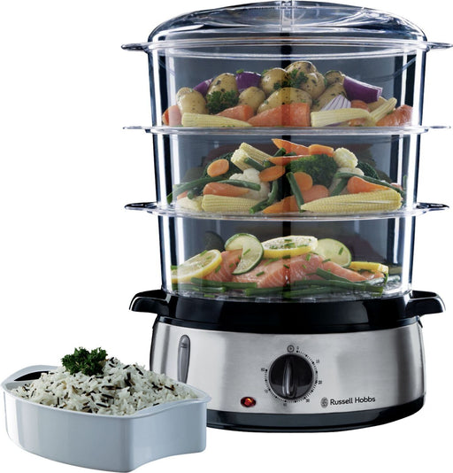 Russell Hobbs Cook@Home steam cooker stainless steel black 19270-56