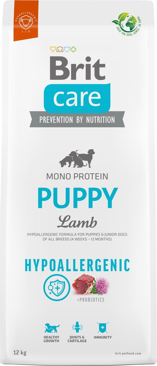 Brit Care Hypoallergenic Mono Protein Puppy Lamb - puppy dry food for all dog \\u200b\\u200bbreeds with lamb 12 kg