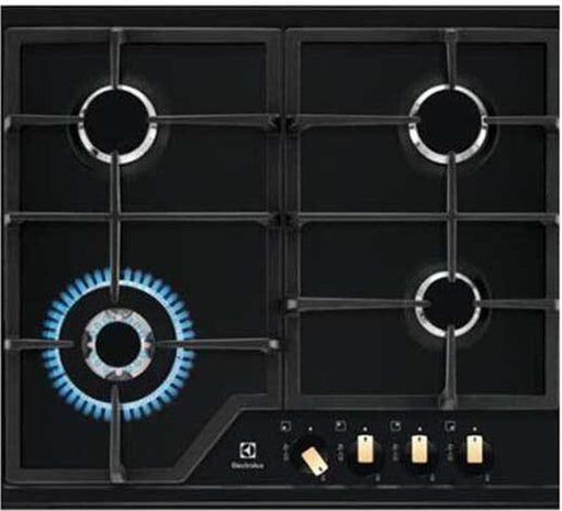 Electrolux EGS6436RK black installed gas 4 zone (n)