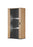 Soho hanging cabinet oak lefkas    black