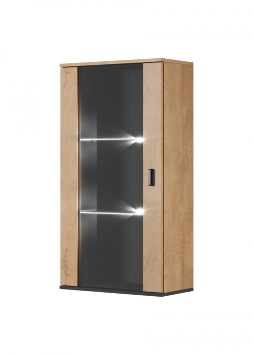 Soho hanging cabinet oak lefkas    black
