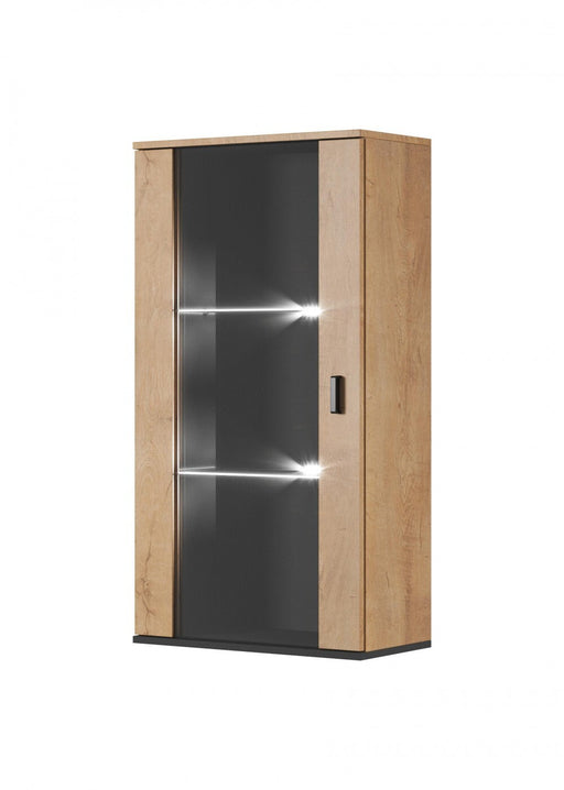 Soho hanging cabinet oak lefkas    black