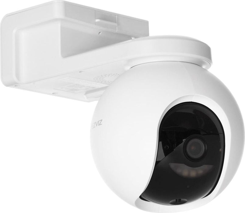 EZVIZ HB8 spherical IP security camera outdoor 2560 x 1440 pixel wall with solar panel