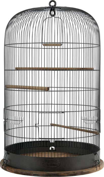 Zolux Retro Marthe bird cage black    black one size