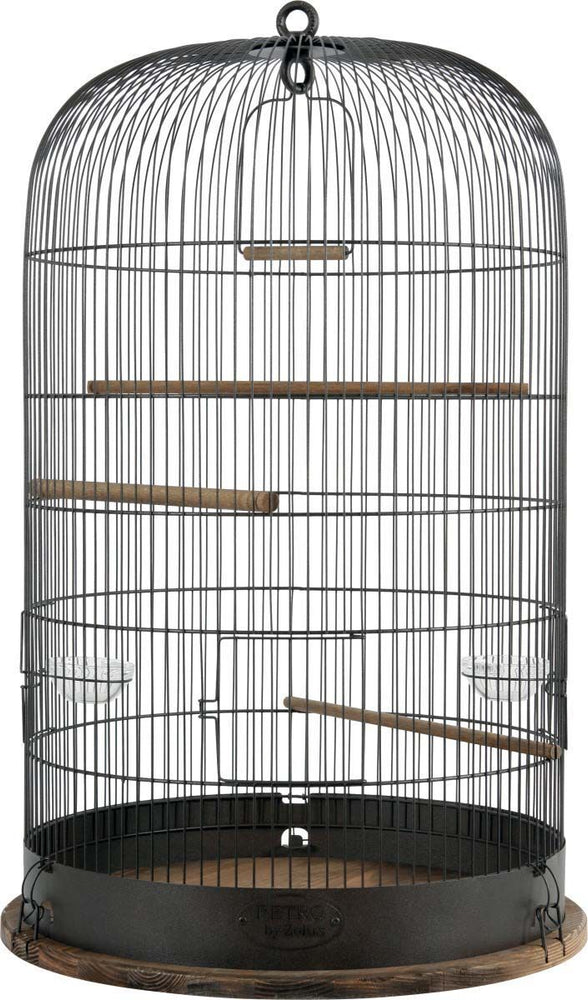 Zolux Retro Marthe bird cage black    black one size