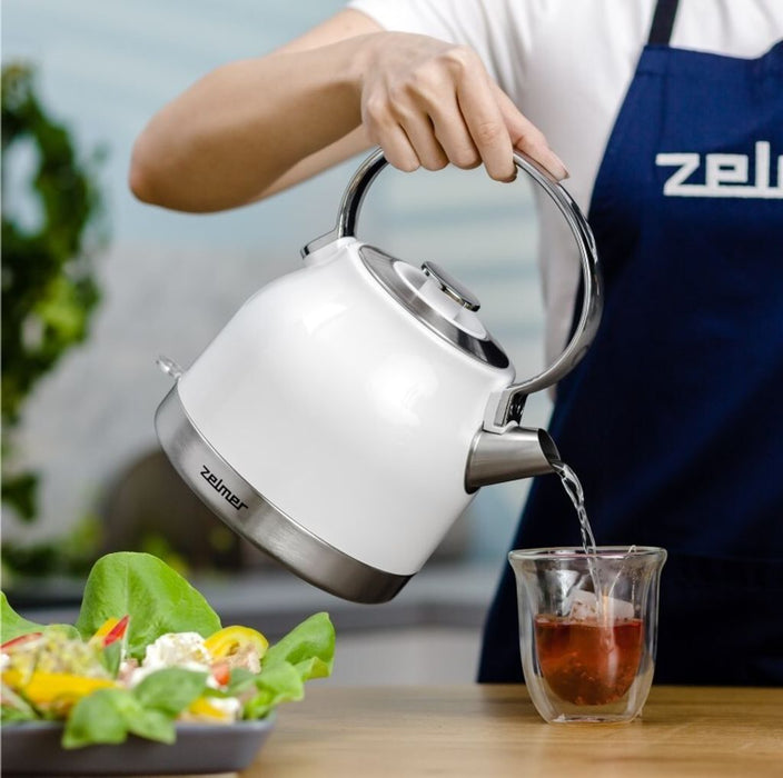 Zelmer ZCK7940 kettle 1.5 L 2200 W stainless steel. White