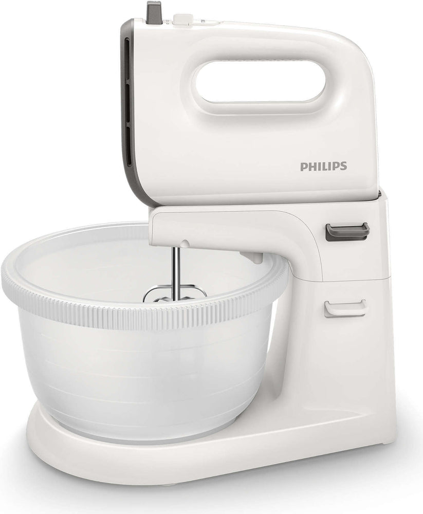 Philips hand mixer 5000 Series. 5 speed levels. Turbo function. Betting hook. 30 L. 450 W. gray (HR374500)