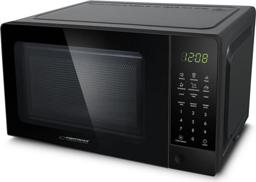 Esperanza EKO009 700W microwave black 20 liters    EU plug 220V black 20 liters