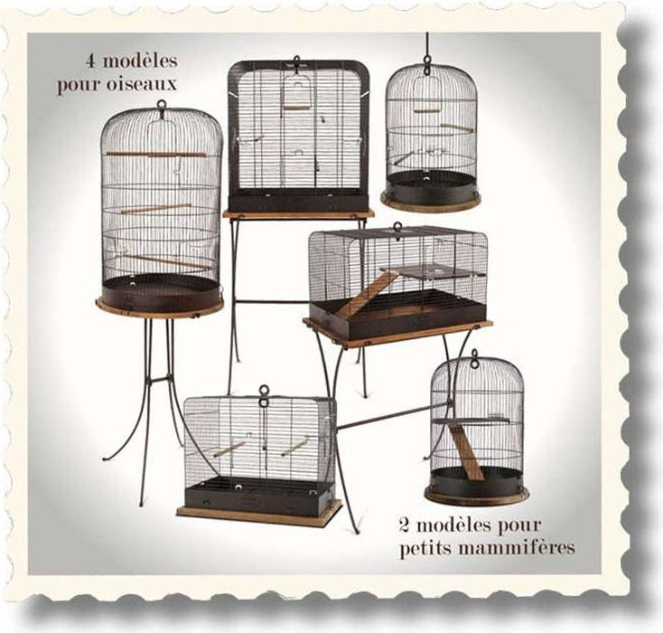 Zolux Retro Lisette bird cage black    black one size