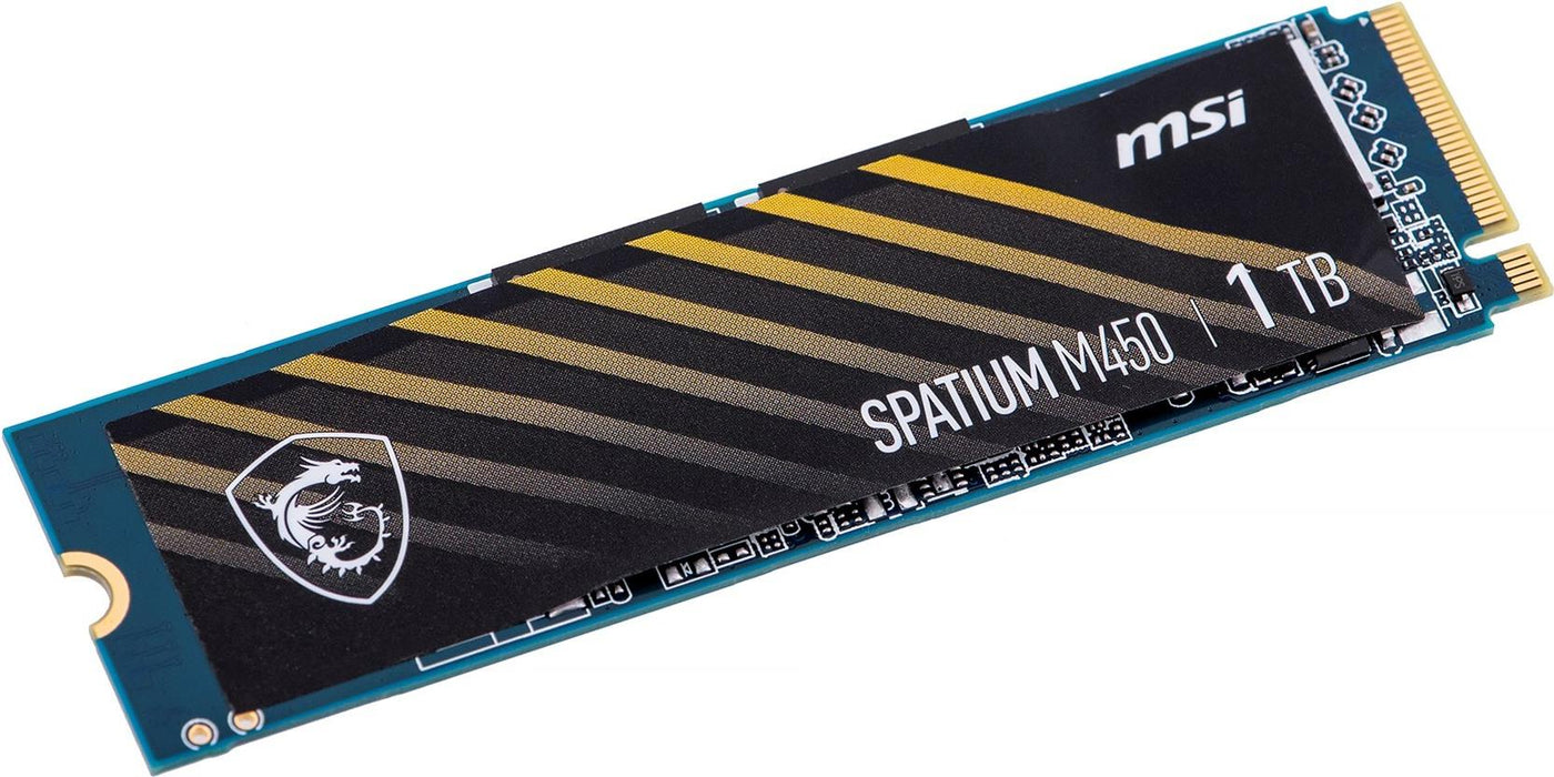 MSI Spatium M450 PCIe 40 NVME M2 1TB PCI Express 40 3D NAND