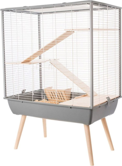 Zolux Neo Cozy H80 rodent cage gray    gray one size