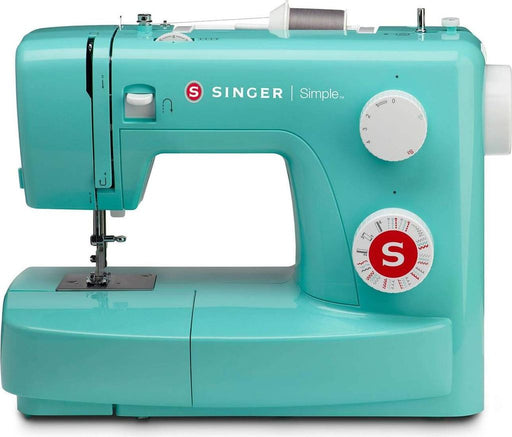 Singer Simple 3223G - semi-automatic noun - T�rkis - Se�gen - Step - rotary control - ZICKZAG-FU� (Simple 3223G)