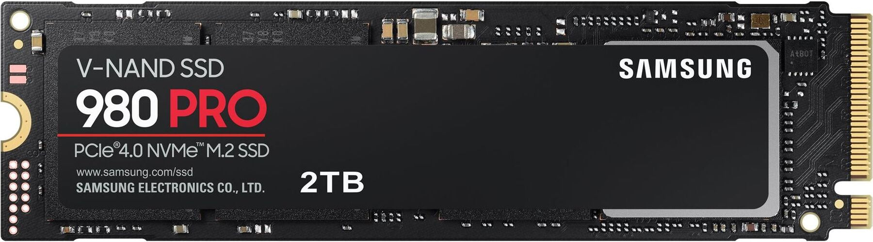 Samsung 980 Pro NVME M2 SSD - 2TB locked - M2 2280 - buffer 512 MB - 256-bit-Aes - TCG Encryption (MZ-V8P2T0BW)