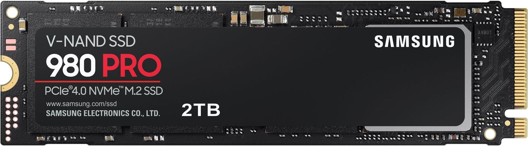 Samsung 980 Pro NVME M2 SSD - 2TB locked - M2 2280 - buffer 512 MB - 256-bit-Aes - TCG Encryption (MZ-V8P2T0BW)