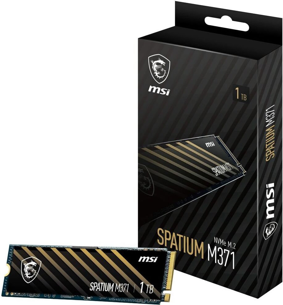 MSI Spatium M371 1TB NVME M2 Gen3x4 SSD