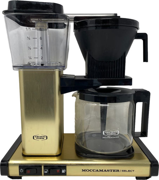 Moccamaster KBG Select coffee machine gold. 4-10 cups