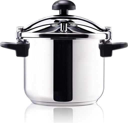 Taurus Classic Moments 8l - Pastry pot. Map. 8l. Print regulating valve DE. Cold touch. For all stove types. Dishwasher-resistant. Rotary knob closure. Stainless steel