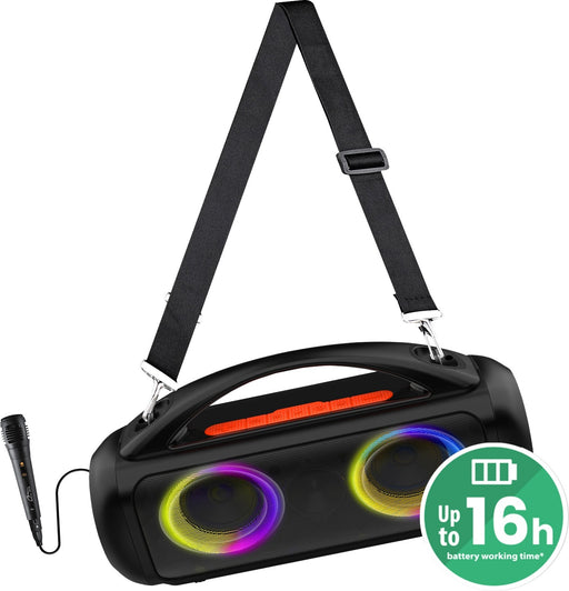 Media-Tech MT3184 - portable karaoke loudspeaker. Bluetooth 53. 1200W