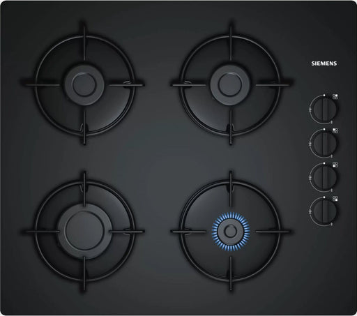 Siemens EO 6B6PB10 gas stove 60 cm 4 burners black    black one size