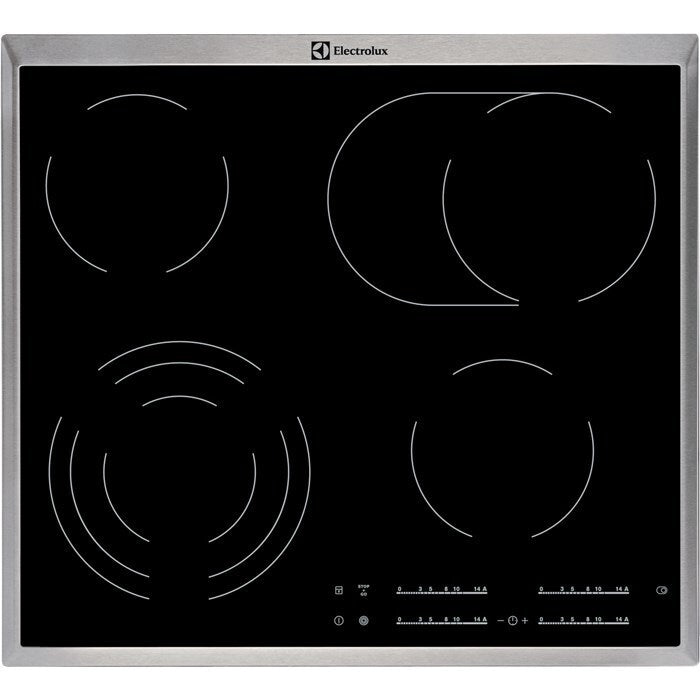 Electrolux EHF46547XK black installation ceramics 4 zone (N)