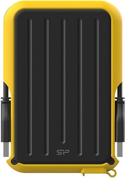 Silicon Power External HDD Armor A66 6.4cm 25 4TB USB 32 IPX4 Yellow (SP040TBPHD66LS3Y)