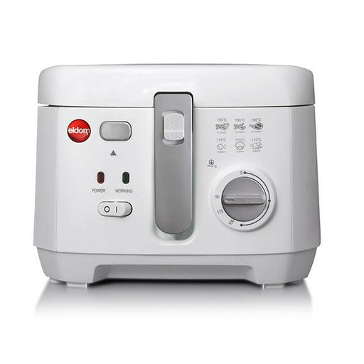 Hot air fryer eldom fret white gray 1800 W 2.5 L