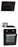 Vitrokeramic hob MPM-45-VCB-21. Black. 45cm