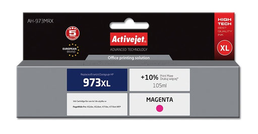 Activejet AH-973MRX ink (replacement for HP 973XL F6T82AE premium 105 ml magenta)