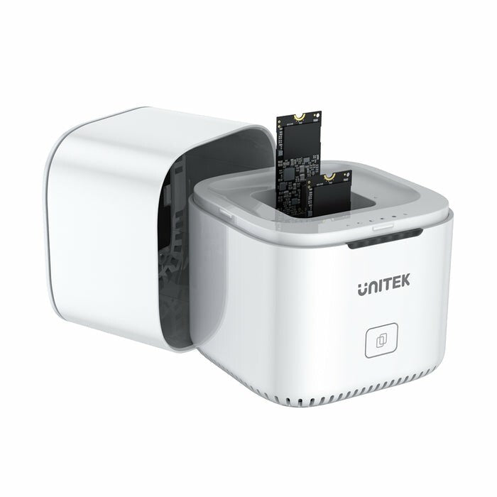 Unitek International 2x M2 PCIENVME SSD hard drive clamping station