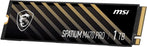 MSI Spatium M470 Pro 2TB SSD 6000MBS NVME PCIE 40 M2 Gen4