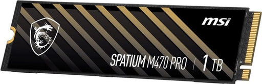 MSI Spatium M470 Pro 2TB SSD 6000MBS NVME PCIE 40 M2 Gen4