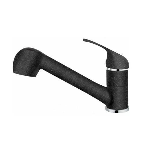Pyramis Fido Granite Black Water tap 090920138 (black dotted color. Pull -out outlet)