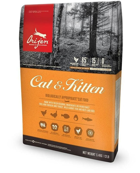 Orijen cat \\u0026 kitten. Chicken. Turkey. 5.4 kg