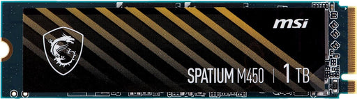 MSI Spatium M450 PCIe 40 NVME M2 1TB PCI Express 40 3D NAND