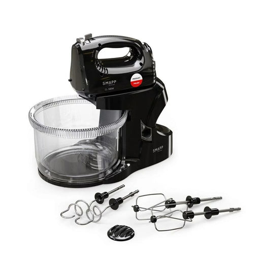 Hand mixer with bowl smapp black 4518