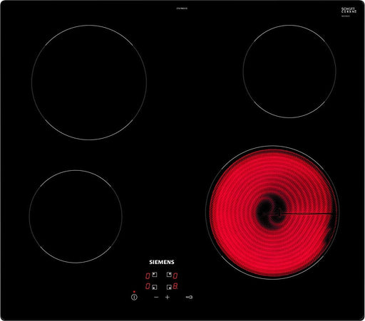 Siemens glass ceramic hob ET61RBEA1E 60 cm residual heat indicator child locking