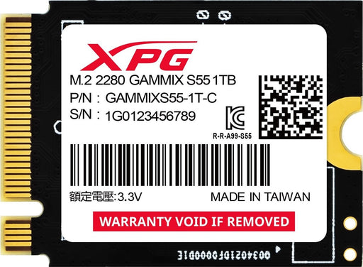 Adata Sgammixs55-1T-C Solid State M2 1 TB PCI Express 40 3D NVME (SGAMMIXS55-1T-C)