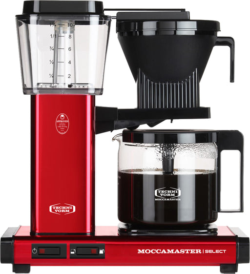Moccamaster KBG Select red metallic coffee machine red. 4-10 cups