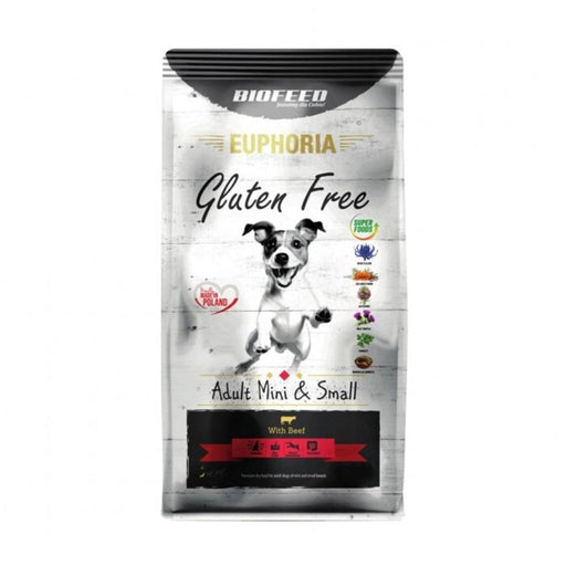 Biofeed Euphoria G-F Dogs Mini \\u0026 Small Beef Meat 12kg