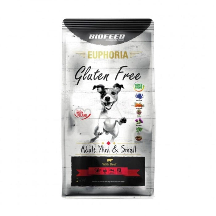 Biofeed Euphoria G-F Dogs Mini \\u0026 Small Beef Meat 12kg