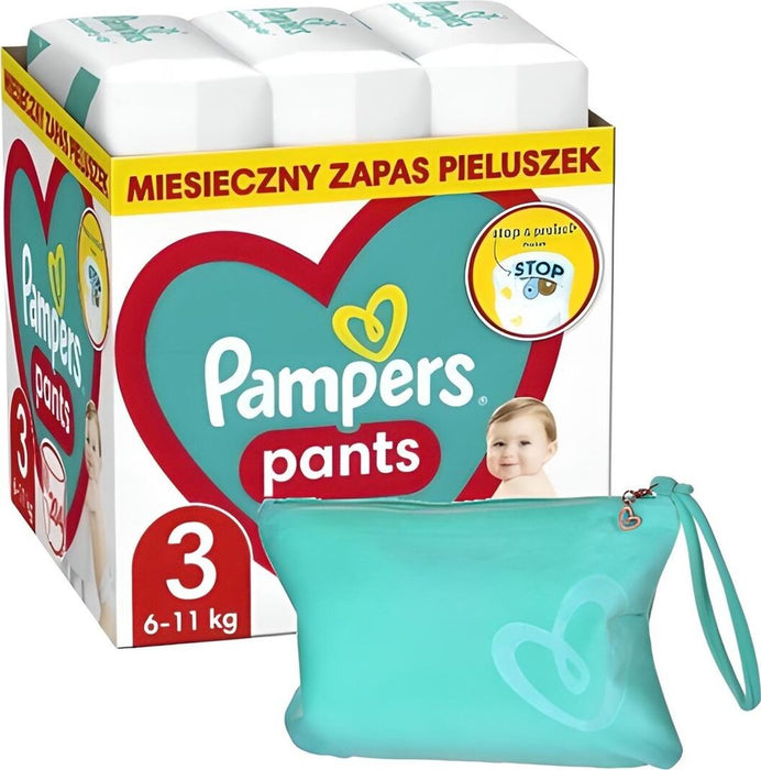 Pampers pants young girl 3 204 piece (E)