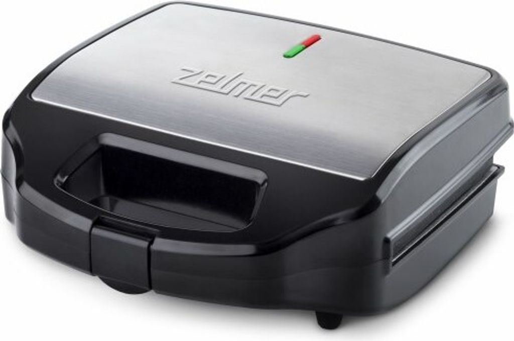 Zelmer ZSM7900 multifunction device. 3-in-1-toaster. 900 W. 3 sets replaceable panel sandwich grill waffle. BPA-free. Inoxschwarz. Schwarzinox