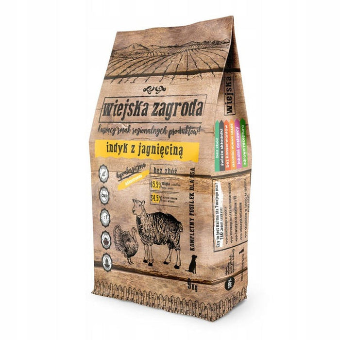Wiejska Zagroda 693. Adult. Each breed. Lamb. Türkiye. 9 kg. Gluten-free
